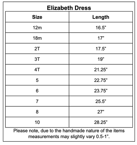 Elizabeth Dress