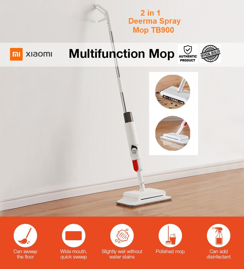 Lijm Gehoorzaam richting Deerma 2in1 Sweeper and Mop With Water Spray House Cleaning Equipment –  Super Savers Gadgets