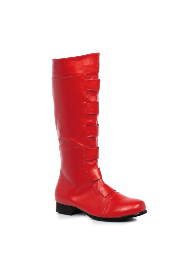mens red knee high boots