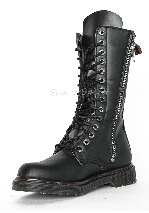 goth combat boots