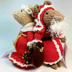 Mr and Mrs Claus Chrismas Mice by Ditsy Designs - Parade Handmade