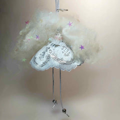 Christmas Fairy of lace and stars - Parade Handmade