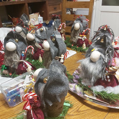 Christmas table top gnomes from Parade Handmade