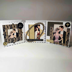 Art Deco Mix Handmade Greeting Card Pack of 3 - Parade Handmade