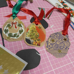 Three Different Finished Christmas Gift Tags that are Easy to Make - Parade Handmade