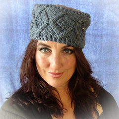 Pill Box Style Homemade Knitted Hat By Jo's Knits - Parade Handmade