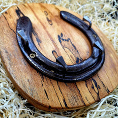 Recycled Mounted Lucky Horseshoe Key Rack by Liffey Forge - Parade Handmade