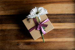 Gift Wrapping with Floral Theme Stock Image Found by - Parade Handmade