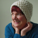 Fabulous Aran Cable Hat In Cream, By Jo's Knits - Parade Handmade