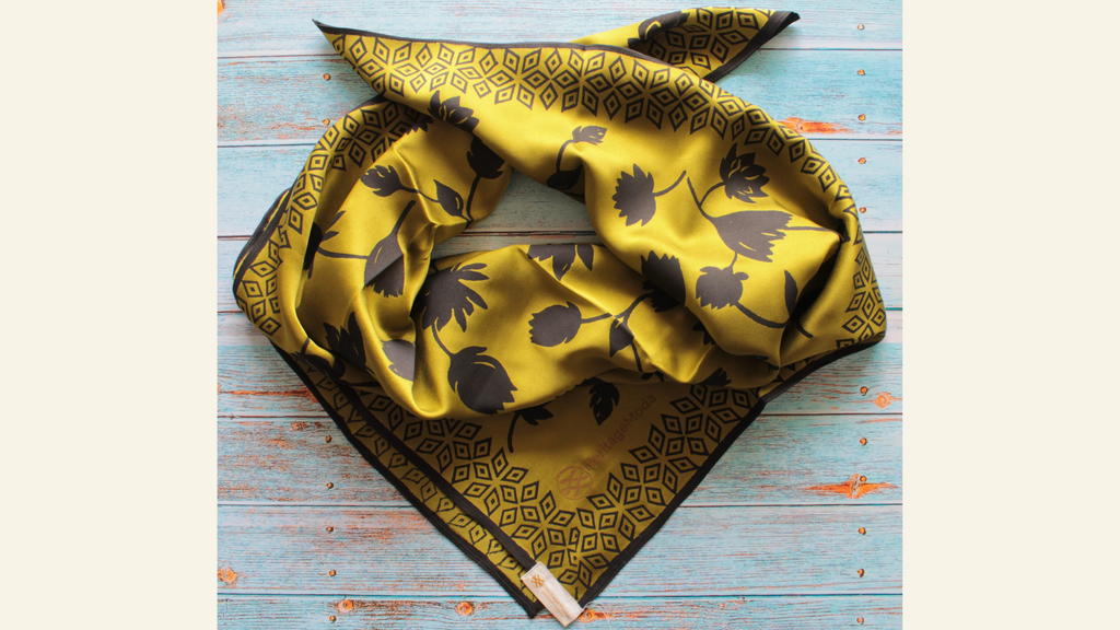 Organic Peace Silk Scarf