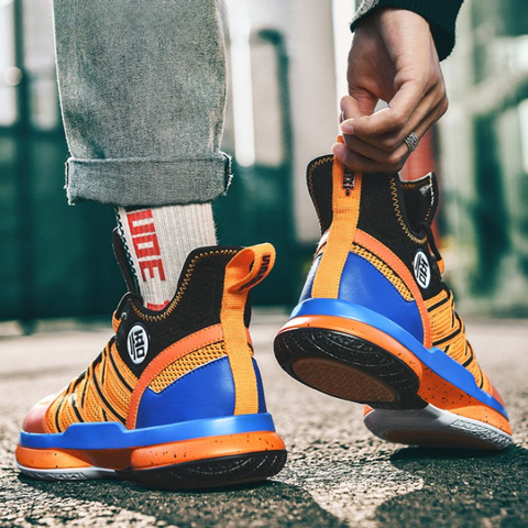 Orange DBZ shoes