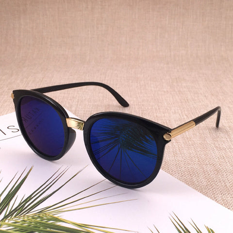 lunettes soleil femme bleu