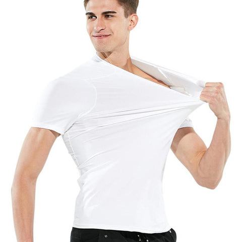 men's white waterproof t-shirt
