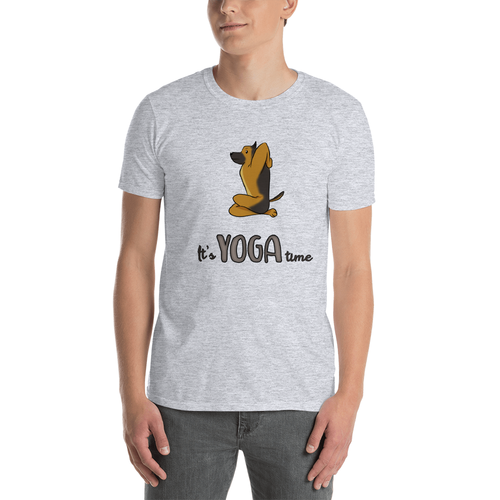 It's Yoga Time020 Gildan 64000 Unisex Softstyle T-Shirt with Tear Away Label