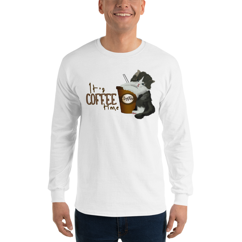 It's Coffee Time002 Gildan 2400 Ultra Cotton Long Sleeve T-Shirt
