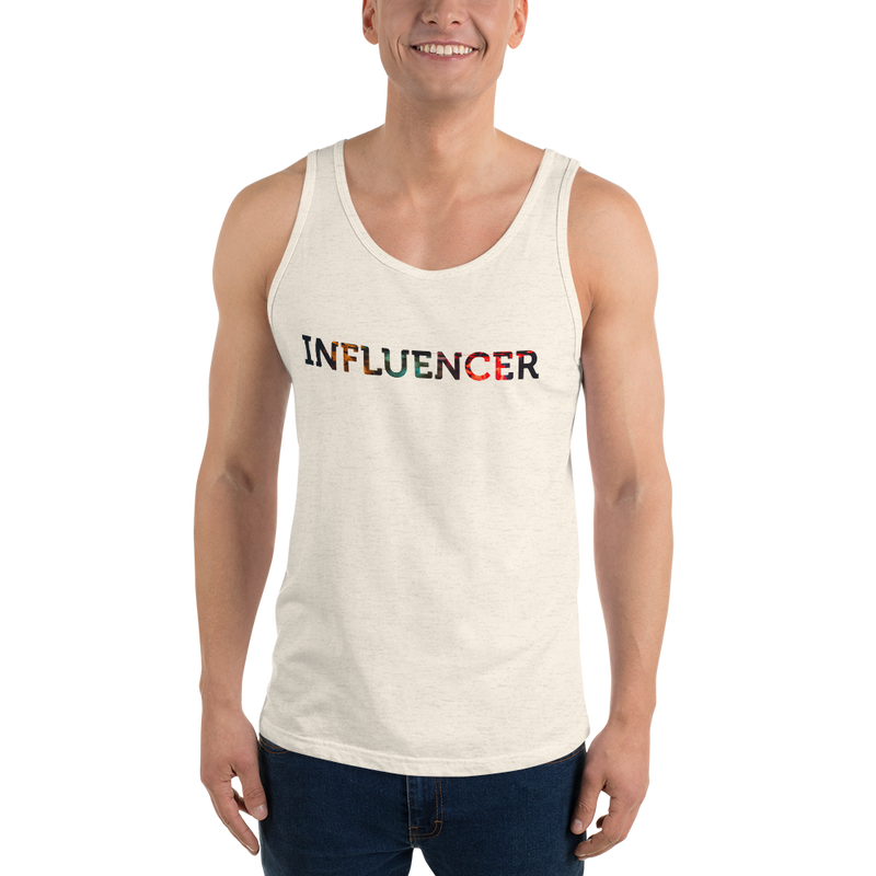 Influencer0061 Bella + Canvas 3480 Unisex Jersey Tank with Tear Away Label