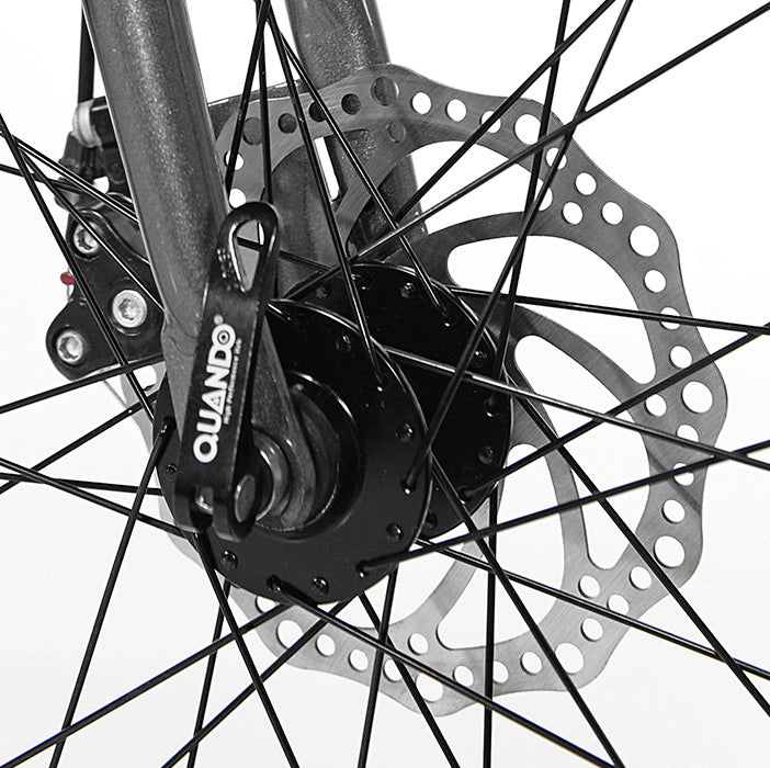 Front & rear mechanical disc brakes