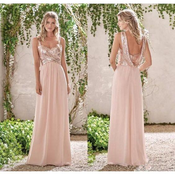 rose gold a line dress