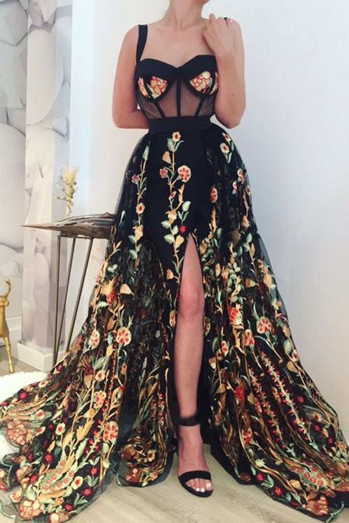 ball gown with split