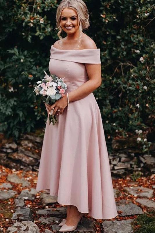 bridesmaid dress dusty pink