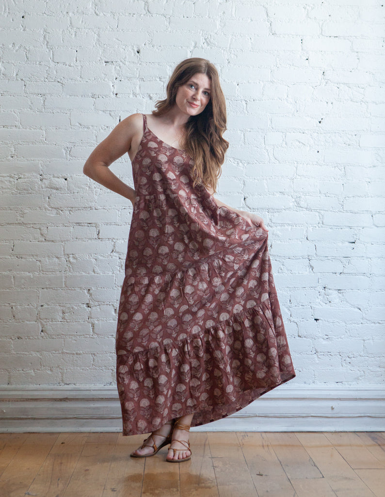 Ogden Tiered Maxi Dress Hack – True Bias