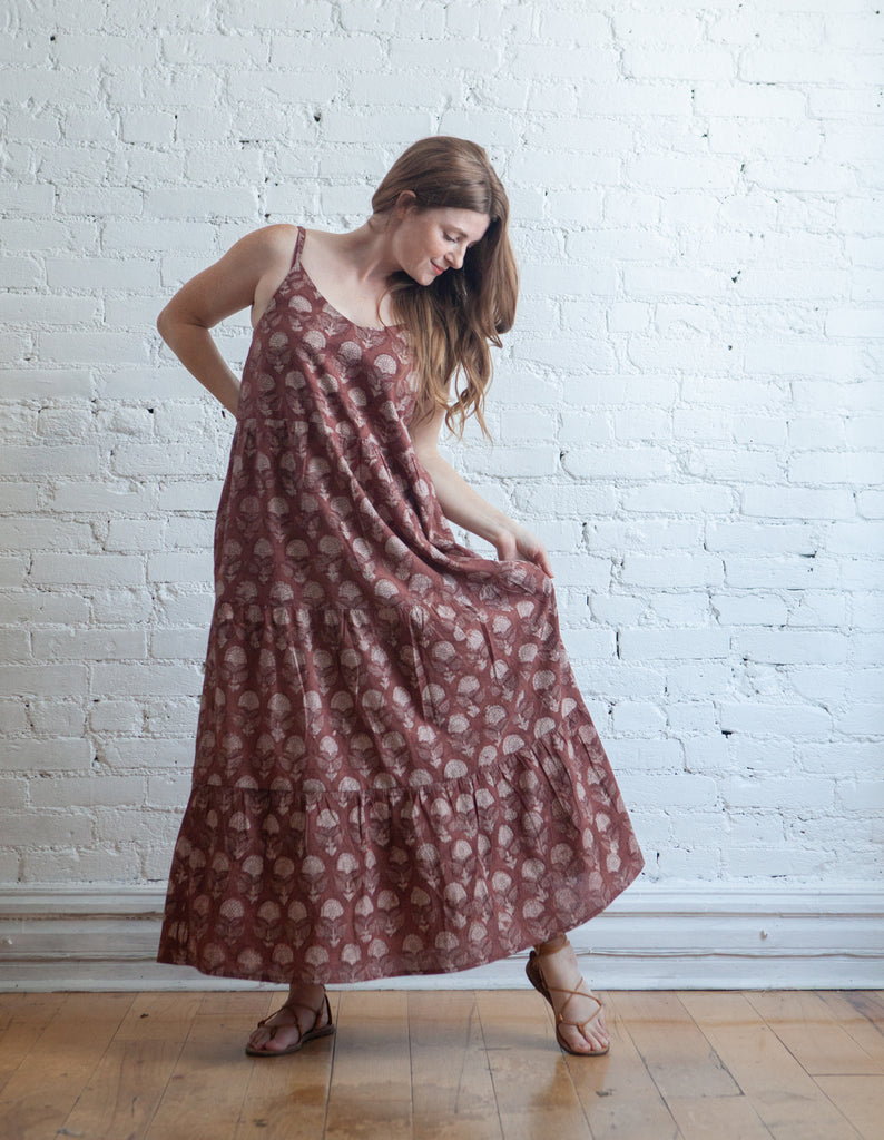 Ogden Tiered Maxi Dress Hack – True Bias