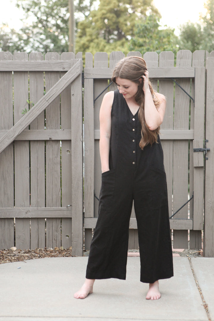 Phase Eight Alenna Wrap Linen Jumpsuit | Freemans