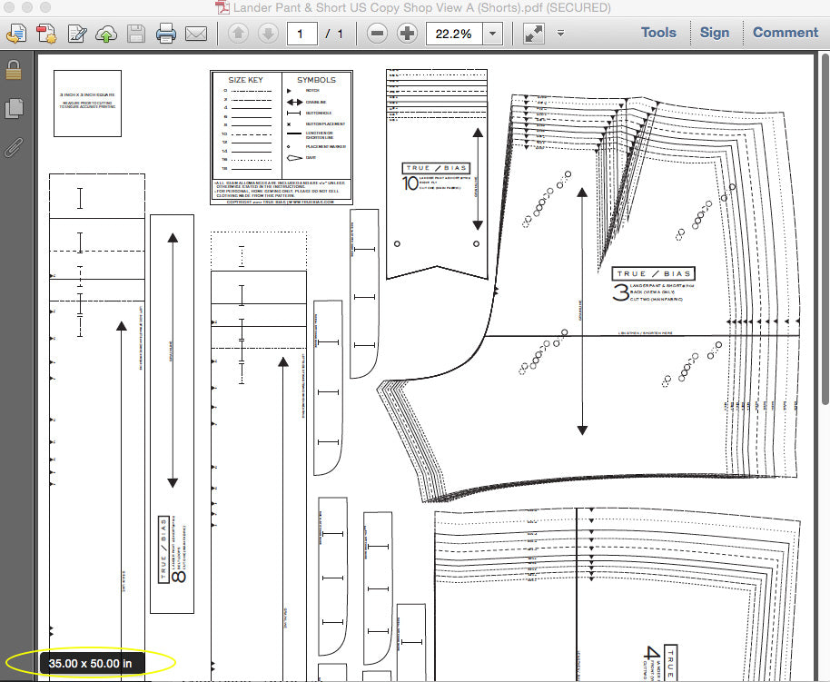 LANDER SEWALONG DAY 1 - PRINTING & ASSEMBLING YOUR PATTERN – True Bias