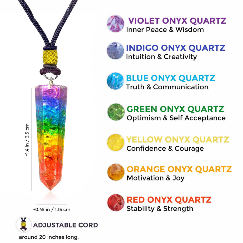 7 Chakra Crystal Necklace