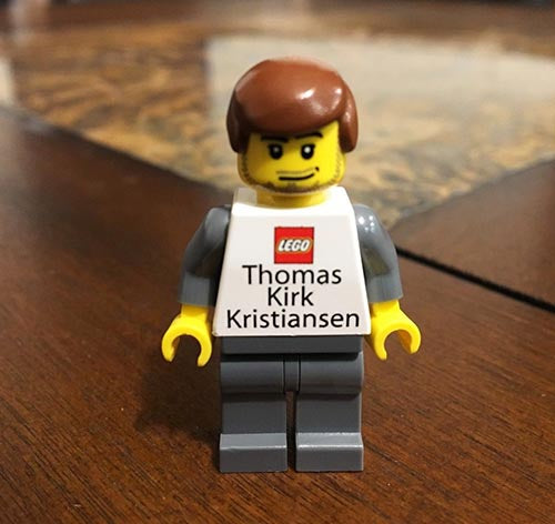 Thomas Kirk Kristiansen business card