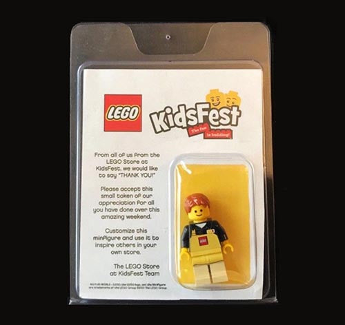 Kidsfest 2013 LEGO Store employee