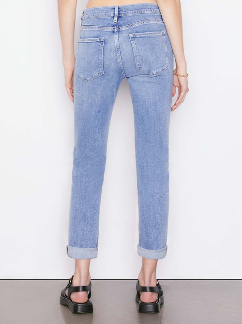Malini Candice grey skinny coated stretch jeans