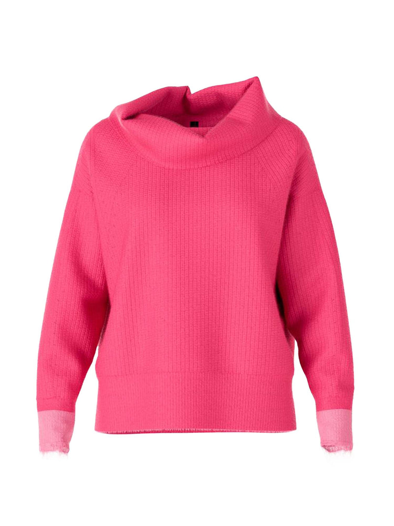 Marc Cain Chunky Cashmere Sweater - Super Pink - UPLOAD