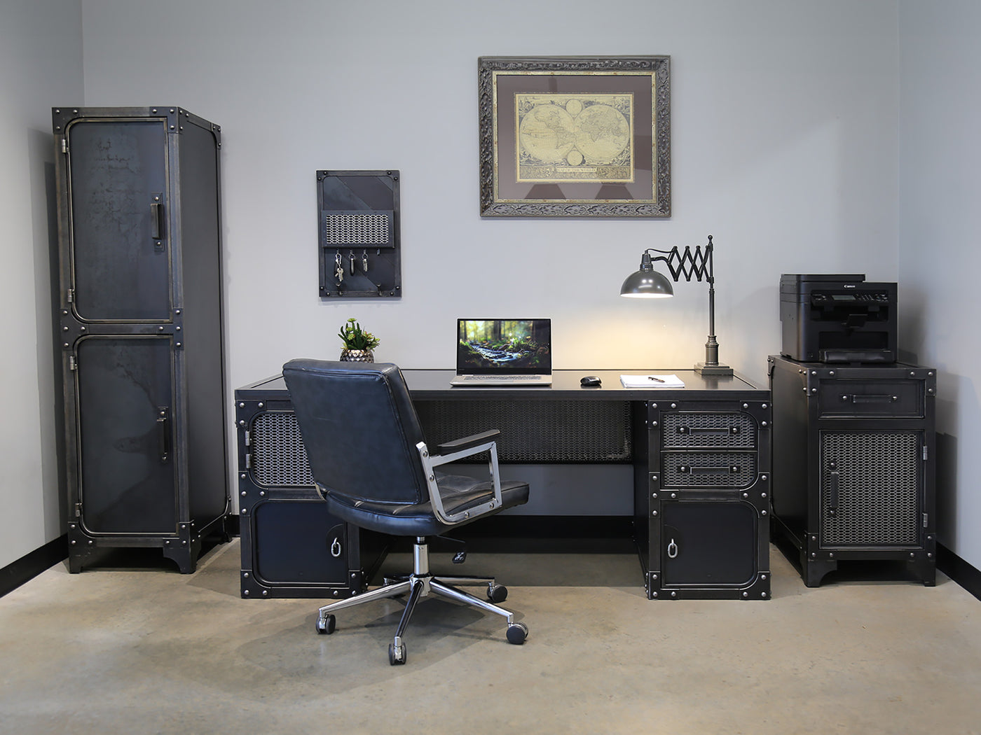 industrial modern desk chair