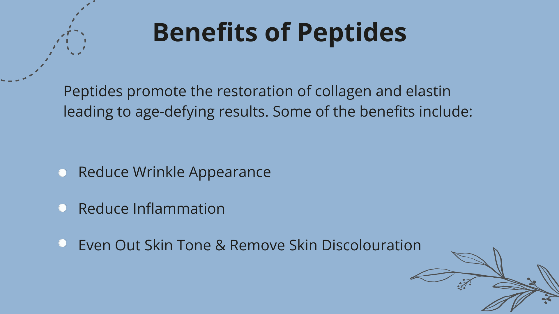 Benefits of Peptides