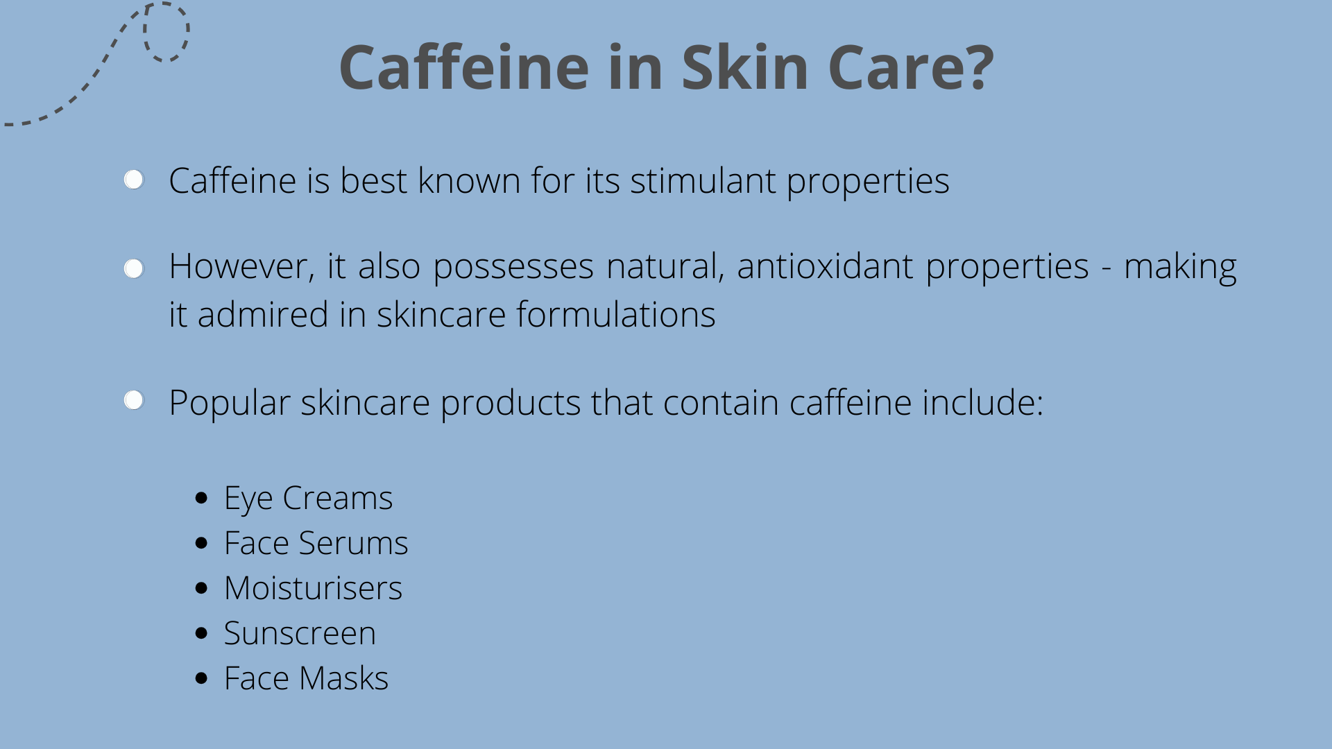 Caffeine in Skincare