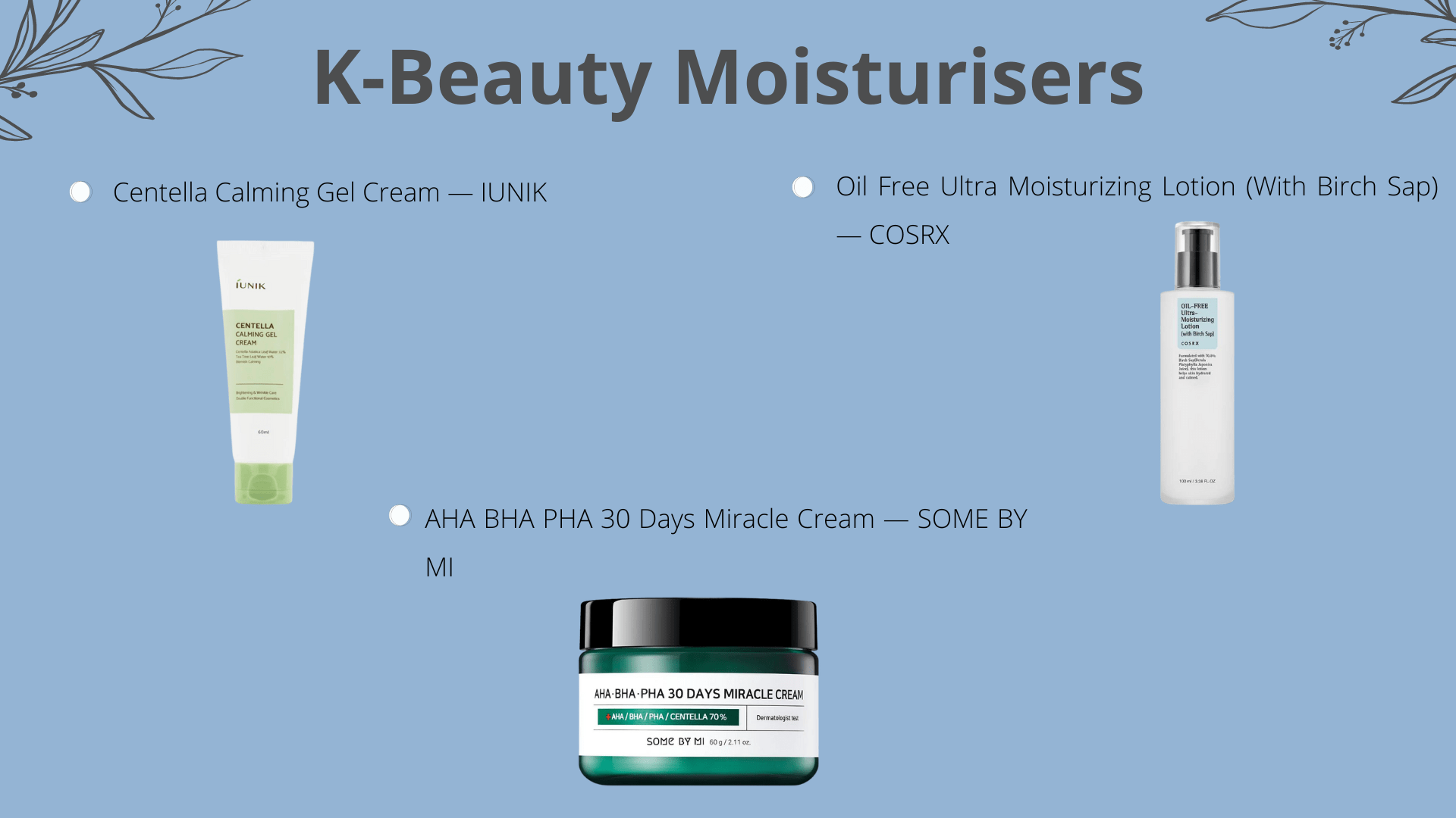 K-Beauty Moisturisers