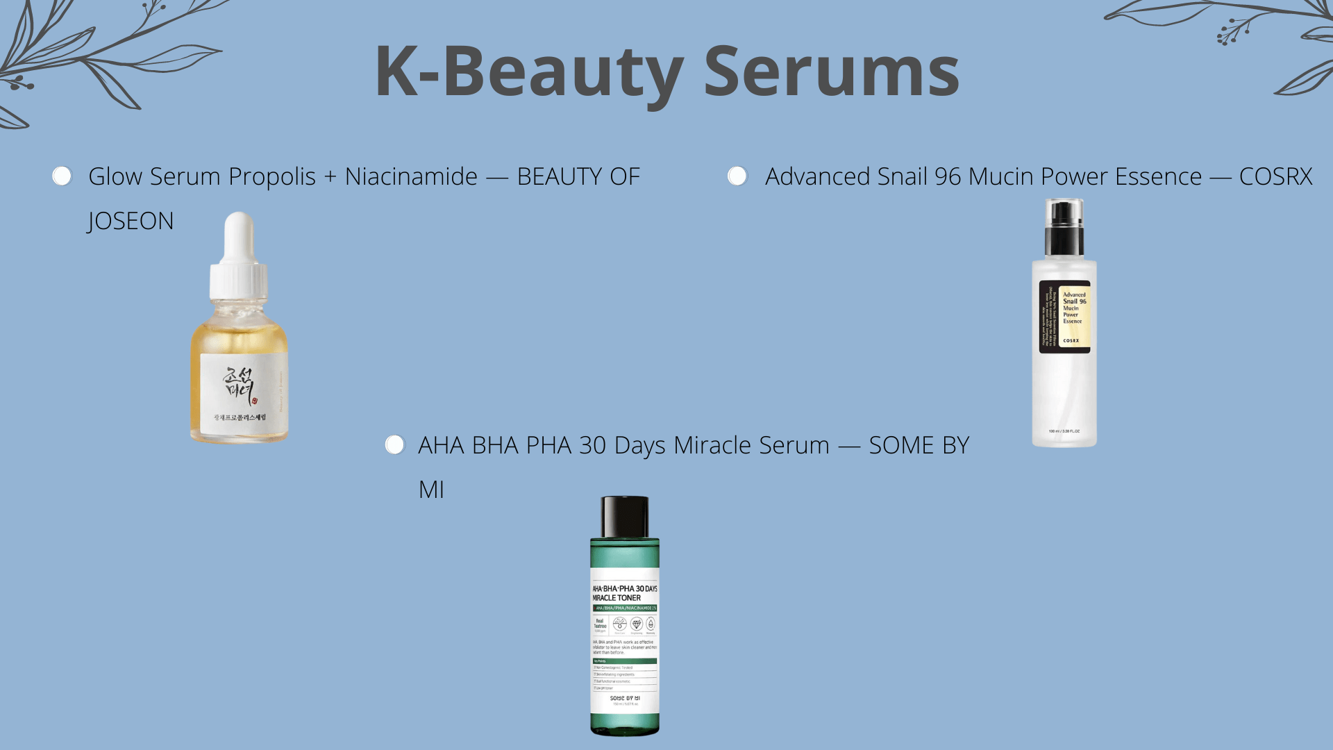K-Beauty Serums
