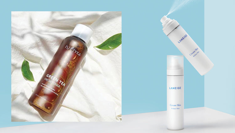 ISNTREE Green Tea Fresh Toner | LANEIGE Cream Skin Mist | BONIIK Best Korean Beauty Skincare Makeup in Australia