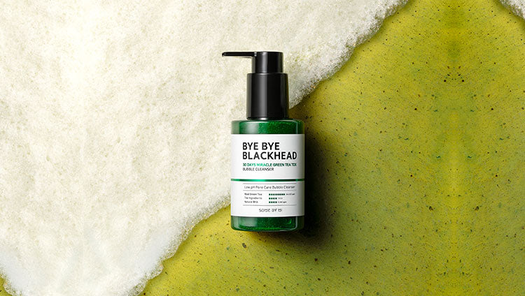 SOME BY MI Bye Bye Blackhead 30 Days Miracle Green Tea Tox Bubble Cleanser | BONIIK Best Korean Beauty Skincare Makeup in Australia