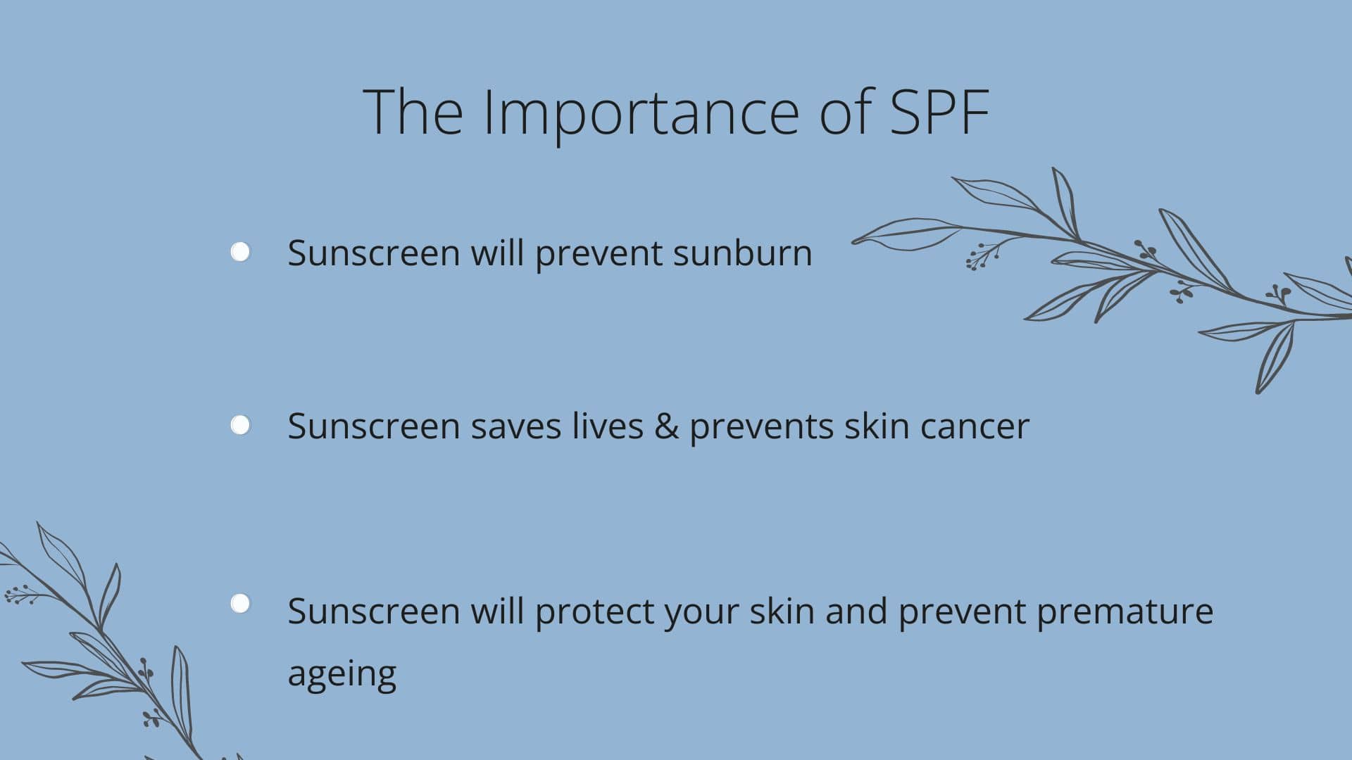 SPF in summer skincare routine infographic