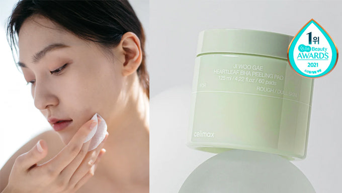 CELIMAX Ji Woo Gae Heartleaf BHA Peeling Pad | BONIIK Best Korean Beauty Skincare Makeup Store in Australia