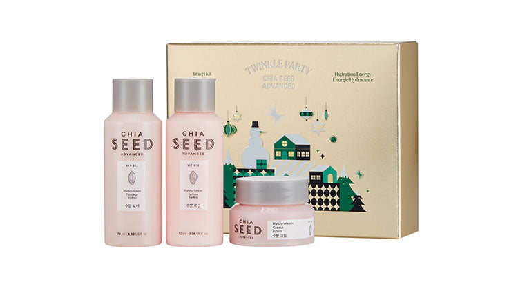 THE FACE SHOP Chia Seed Advanced Hydration Energy Holiday Travel Kit | Holiday sets | BONIIK