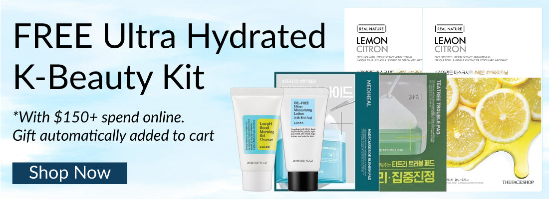 Free Ultra Hydrated K-Beauty Kit | BONIIK Best Korean Beauty Skincare Makeup Store in Australia