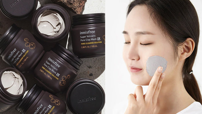 INNISFREE Super Volcanic Pore Clay Mask 2x | BONIIK Best Korean Beauty Skincare Makeup Store in Australia