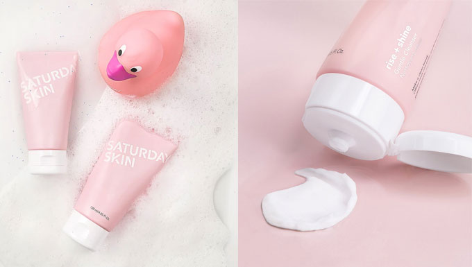 SATURDAY SKIN Rise + Shine Gentle Cleanser | BONIIK Best Korean Beauty Skincare Makeup Store in Australia
