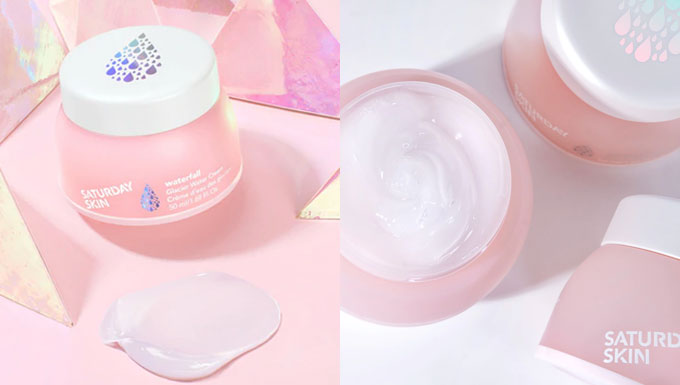 SATURDAY SKIN Waterfall Glacier Water Cream | BONIIK Best Korean Beauty Skincare Makeup Store in Australia