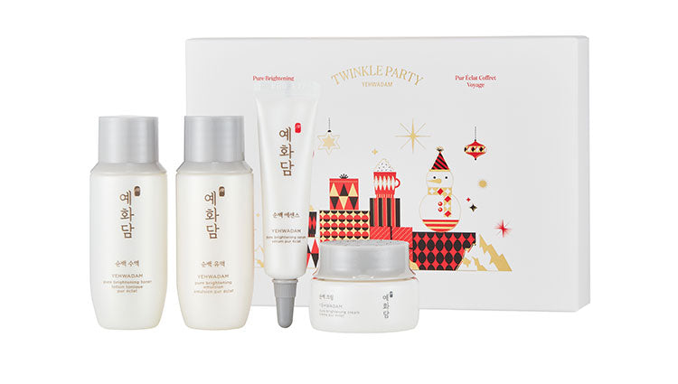 THE FACE SHOP Pure Brightening Holiday Travel Kit | Holiday sets | BONIIK