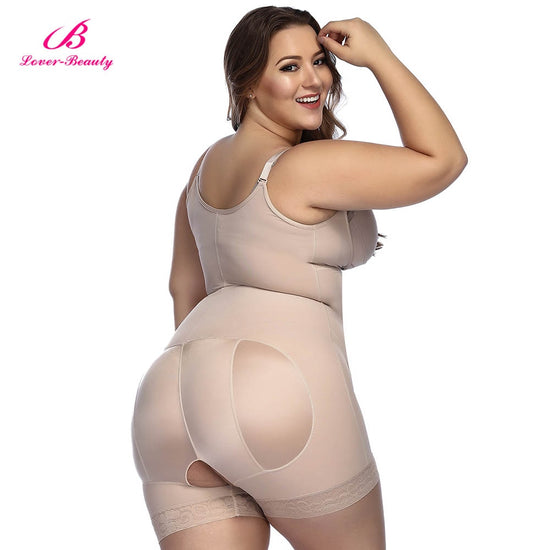  Lover-Beauty Shapewear For Women Tummy Control Body Shaper  Butt Lifter Thigh Slimmer Faja Plus Size