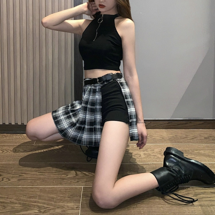 Blackpink Lisa Style Pleated Skirt Shorts (3 Colors) – The Kawaii Factory